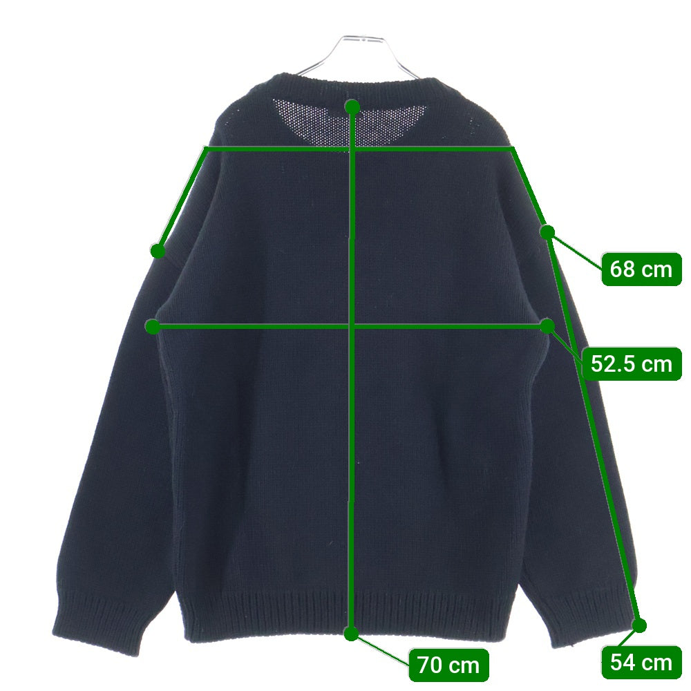 CELINE(セリーヌ) 21SS THE DANCING KID ピエロ クルーネック ボクシーニット セーター ブラック 2A43L717M