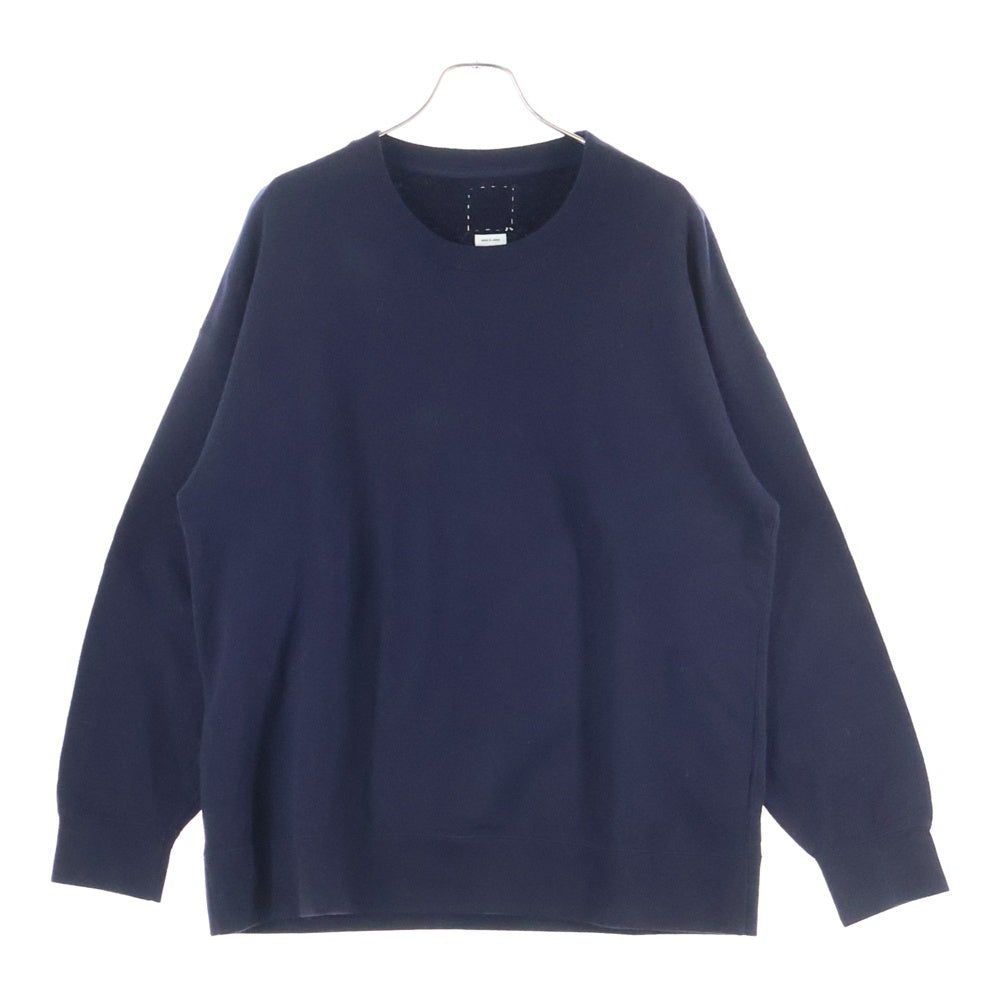 VISVIM(ヴィスヴィム) 21AW SWEATSHIRT カシミア混 Vガゼット クルー