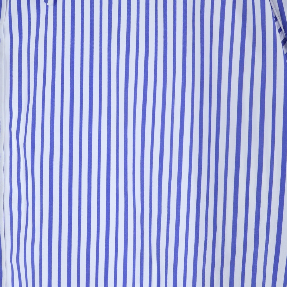 Graphpaper(グラフペーパー) THOMAS MASON REGULAR COLLAR SHIRT トーマスメイソン レギュラーカラー ストライプ柄 長袖シャツ ブルー/ホワイト GM184-50505