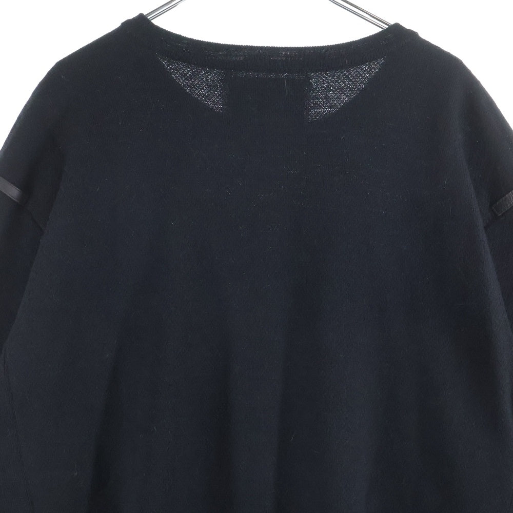 THE INOUE BROTHERS(ザイノウエブラザーズ) BABY SWEATER クルーネック アルパカニット セーター ネイビー