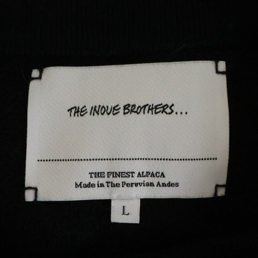 THE INOUE BROTHERS(ザイノウエブラザーズ) BABY SWEATER クルーネック アルパカニット セーター ネイビー
