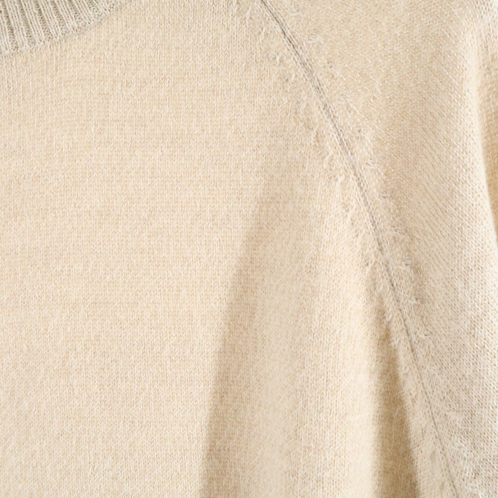 THE INOUE BROTHERS(ザイノウエブラザーズ) BABY SWEATER モックネック アルパカニット セーター ベージュ