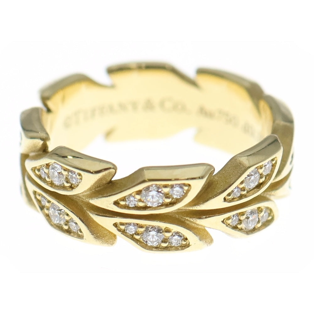 TIFFANY & Co.(ティファニー) K18YG ビクトリアヴァインバンドリング ゴールド レディース