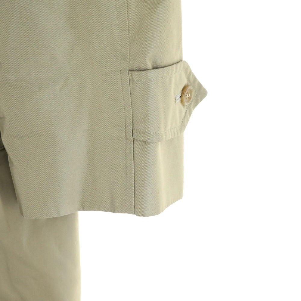 BURBERRYS(バーバリーズ) 裏地ノヴァチェック コットン ステンカラーロングコート ベージュ WR050-902-41