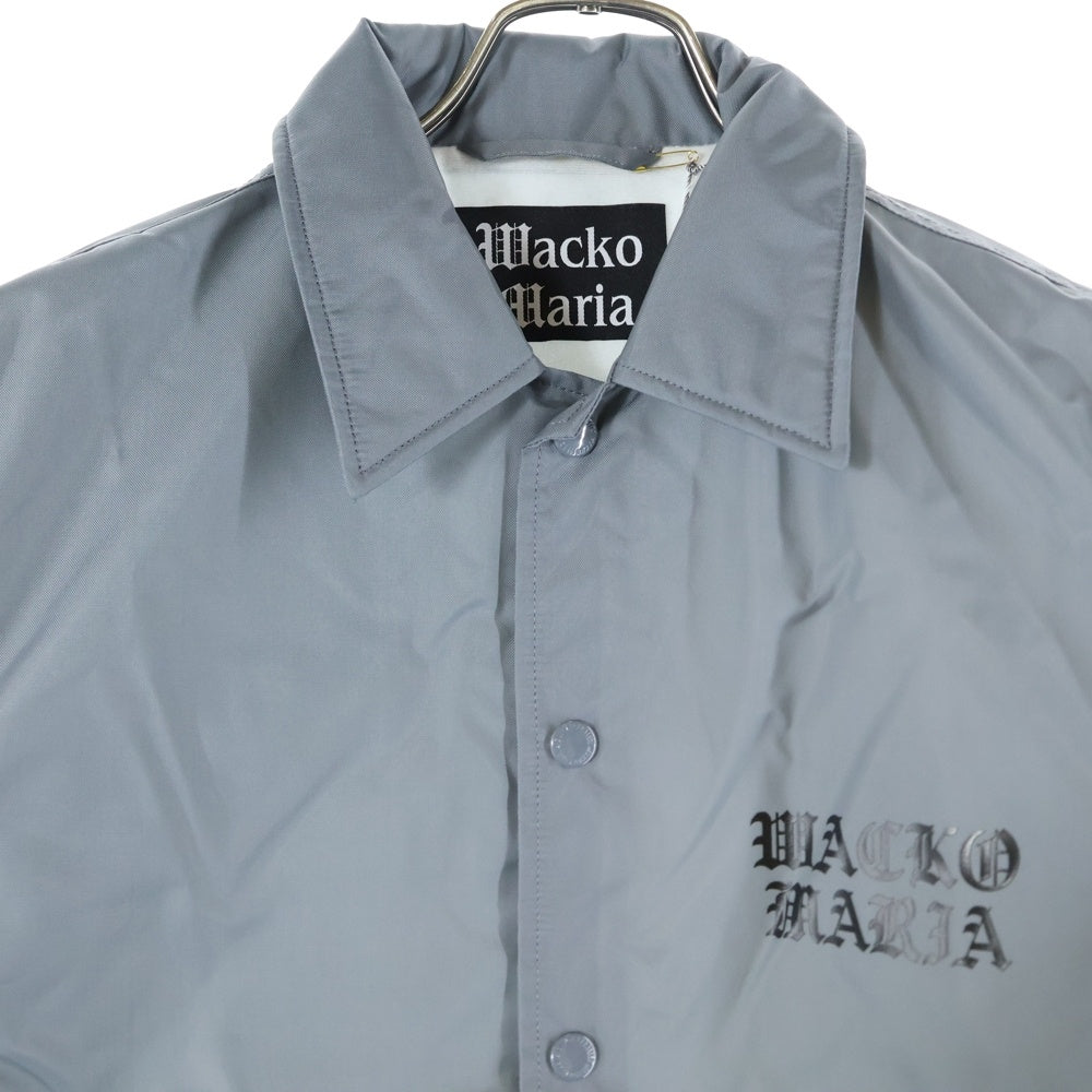WACKO MARIA(ワコマリア) 25SS COACH JACKET バックロゴ コーチジャケット グレー 25SS-WMO-BL11