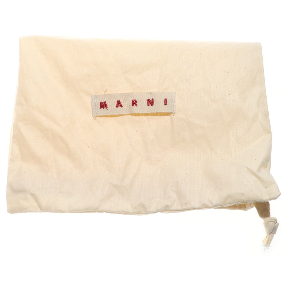 MARNI(マルニ) フスベット ボア ベルト サンダル レディース ピンク