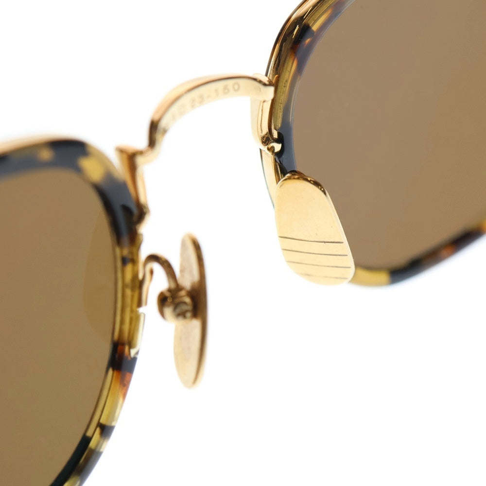 THOM BROWNE(トムブラウン) ウエリントンフレーム サングラス メガネ ゴールド TBS905