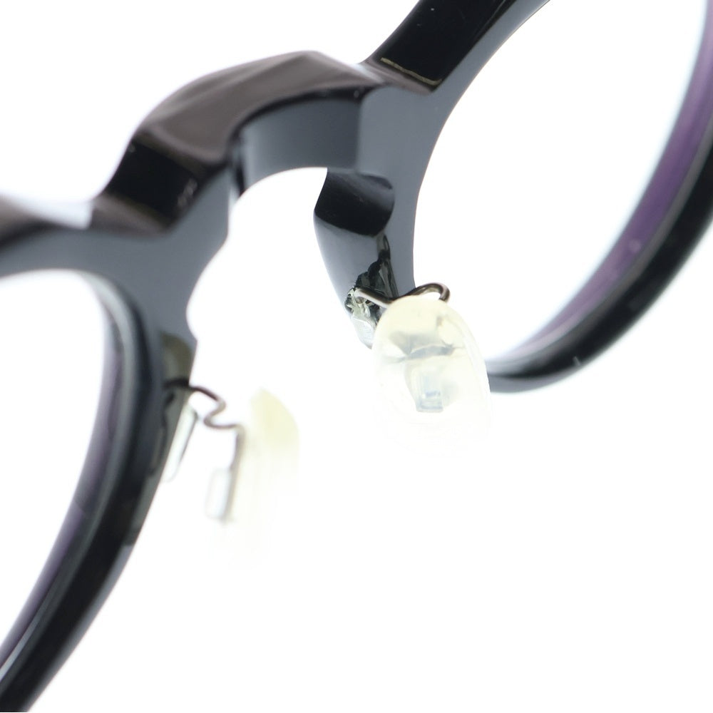 Lesca Lunetier(レスカ) BERTOLD Col.1 ベルトルド ボストンシェイプ クラウンパント メガネ サングラス 眼鏡 ブラック