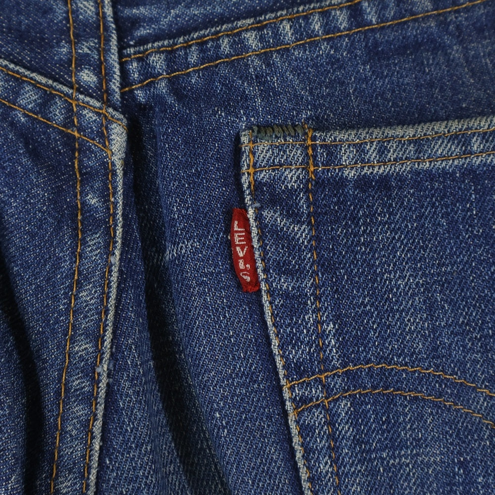 Levi's(リーバイス) 60-70S VINTAGE 505 ヴィンテージ BIG E ボタン裏刻印8 42TALON 不均等V ジップフライデニムパンツ レディース インディゴ