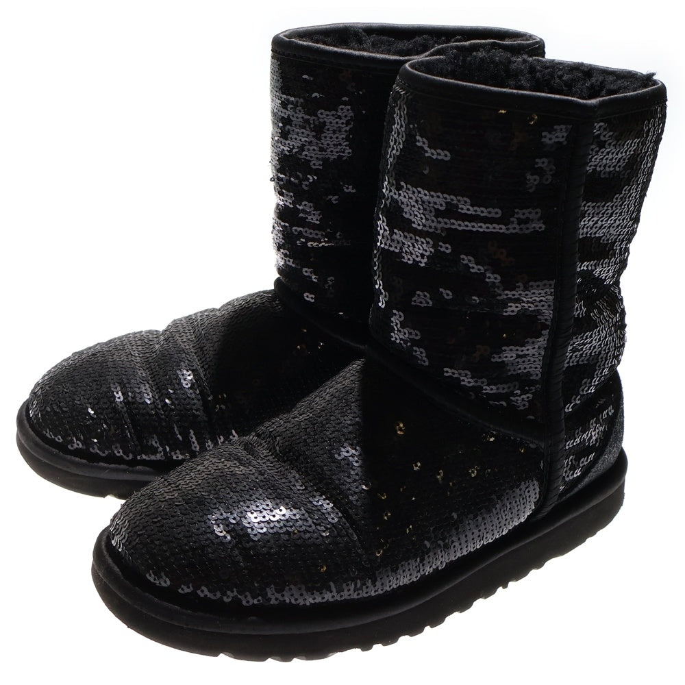 UGG(アグ) スパンコール クラシックショートブーツ レディース ブラック 3161