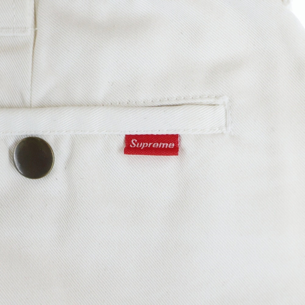 SUPREME(シュプリーム) 18SS Work Short ワーク チノ ジップフライショーツ ハーフパンツ ホワイト