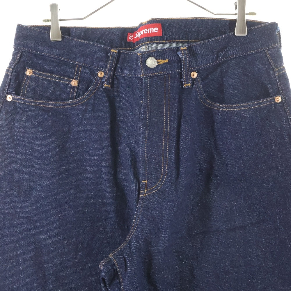 SUPREME(シュプリーム) 23AW Rigid Baggy Selvedge Jean リジッドバギーセルヴィッチジーンズ デニムパンツ インディゴ