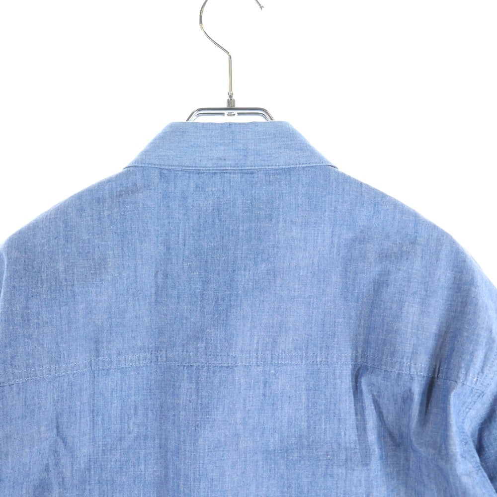 WTAPS(ダブルタップス) 18SS CELL LS SHIRT セル ロングスリーブ コットンシャツ ブルー 181BRDT-SHM02