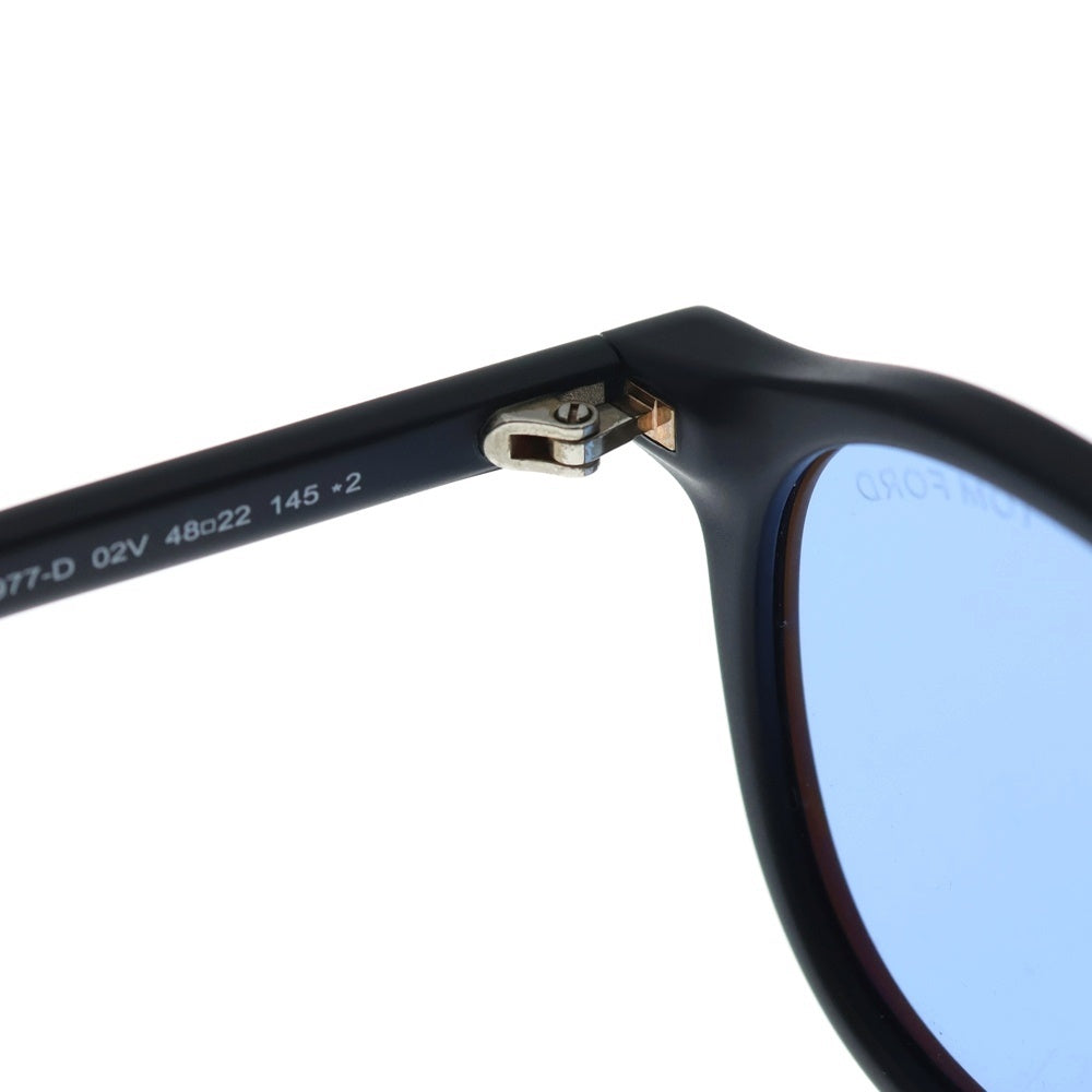 TOM FORD(トムフォード) ウェリントン マット フレーム サングラス メガネ ブラック TF977‐D