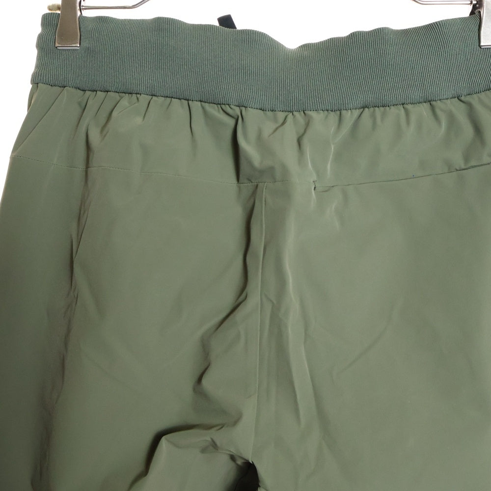 F.C.R.B./F.C.Real Bristol/FCRB(エフシーアールビー/エフシーレアルブリストル) 24SS 4WAY STRETCH RIBBED PANTS ワンポイントロゴワッペン ストレッチリブド ナイロンパンツ カーキ FCRB-240007