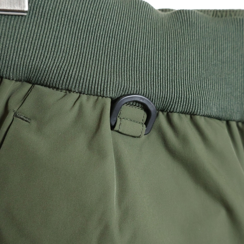 F.C.R.B./F.C.Real Bristol/FCRB(エフシーアールビー/エフシーレアルブリストル) 24SS 4WAY STRETCH RIBBED PANTS ワンポイントロゴワッペン ストレッチリブド ナイロンパンツ カーキ FCRB-240007