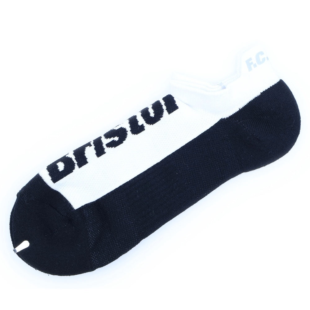 F.C.R.B./F.C.Real Bristol/FCRB(エフシーアールビー/エフシーレアルブリストル) 22AW FCRB ANKLE SOCKS ロゴプリント アンクルソックス ホワイト/ブラック FCRB-222084
