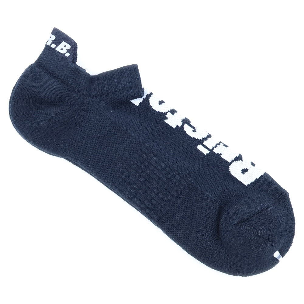F.C.R.B./F.C.Real Bristol/FCRB(エフシーアールビー/エフシーレアルブリストル) 22AW FCRB ANKLE SOCKS ロゴプリント アンクルソックス ブラック FCRB-222084