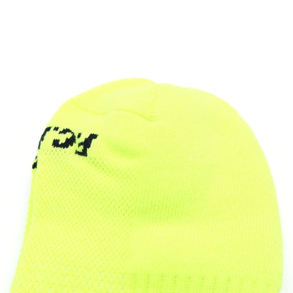 F.C.R.B./F.C.Real Bristol/FCRB(エフシーアールビー/エフシーレアルブリストル) 23AW FCRB SHORT SOCKS ロゴプリント ショートソックス イエロー FCRB-232108