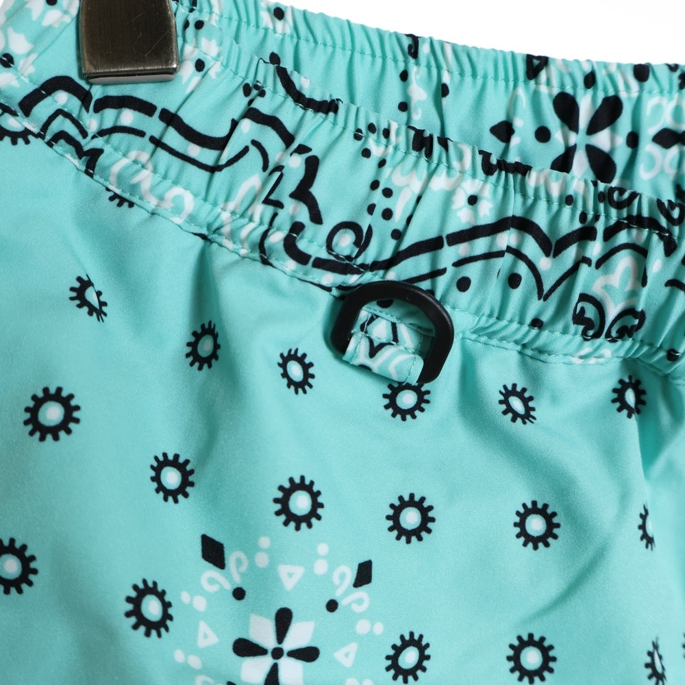 F.C.R.B./F.C.Real Bristol/FCRB(エフシーアールビー/エフシーレアルブリストル) 23SS PRACTICE SHORTS ペイズリー柄 プラクティスショーツ ナイロンハーフパンツ ライトブルー FCRB-230028