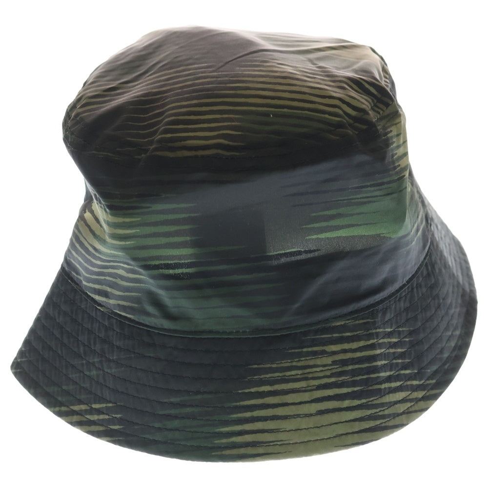 F.C.R.B./F.C.Real Bristol/FCRB(エフシーアールビー/エフシーレアルブリストル) 25SS SPEED CAMO HAT スピードカモハット ウッドランド柄 ナイロンバケットハット 帽子 カーキ/ブラック FCRB-250029