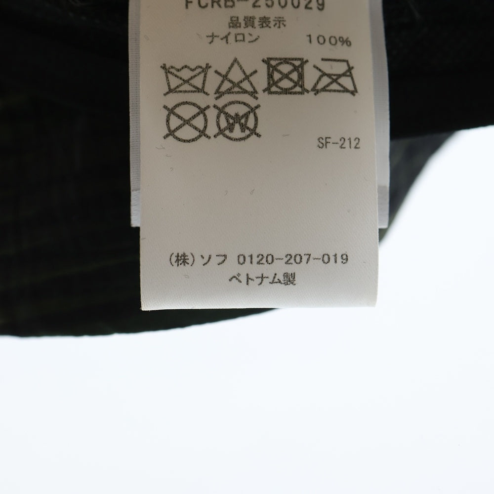 F.C.R.B./F.C.Real Bristol/FCRB(エフシーアールビー/エフシーレアルブリストル) 25SS SPEED CAMO HAT スピードカモハット ウッドランド柄 ナイロンバケットハット 帽子 カーキ/ブラック FCRB-250029