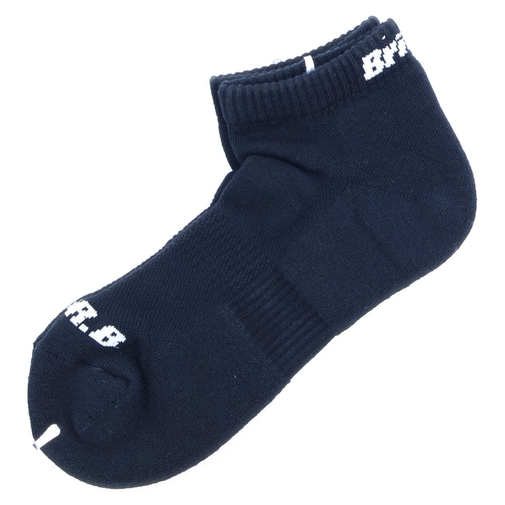 F.C.R.B./F.C.Real Bristol/FCRB(エフシーアールビー/エフシーレアルブリストル) 22SS ANKLE SOCKS ロゴプリント アンクルソックス ブラック FCRB-220091