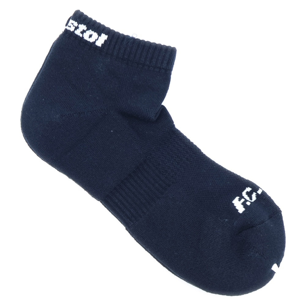 F.C.R.B./F.C.Real Bristol/FCRB(エフシーアールビー/エフシーレアルブリストル) 22SS ANKLE SOCKS ロゴプリント アンクルソックス ブラック FCRB-220091