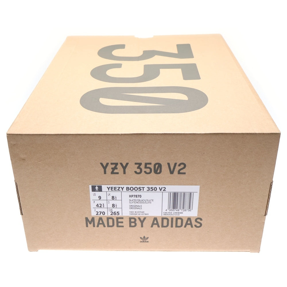 adidas(アディダス) YEEZY BOOST 350 V2 Slate イージーブースト スレート ローカットスニーカー グレー US8.5/26.5cm HP7870
