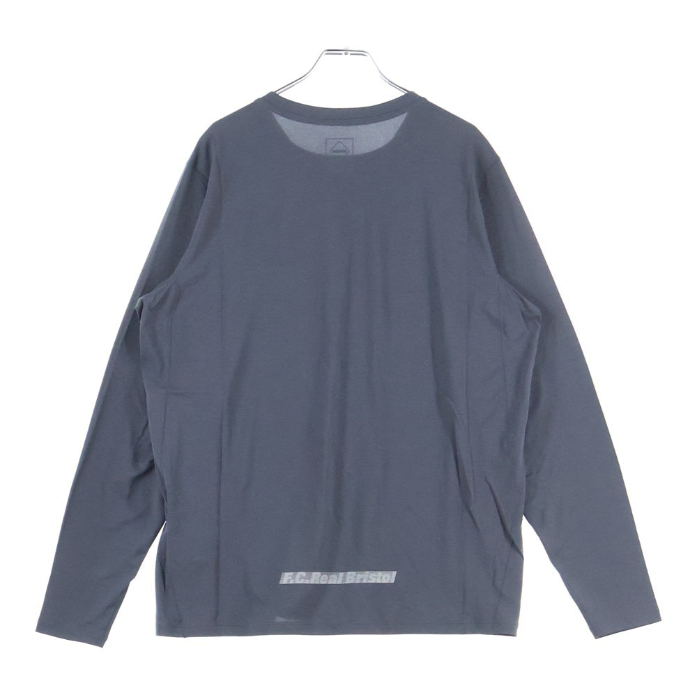 F.C.R.B./F.C.Real Bristol/FCRB(エフシーアールビー/エフシーレアルブリストル) 25SS TECH L/S TRAIL TOP テック 長袖カットソー Tシャツ グレー FCRB-250054