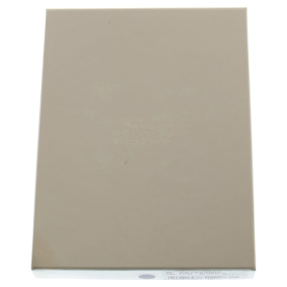 Maison Margiela 11(メゾンマルジェラ11) 4ステッチ グレイニーレザー スマートフォンフォルダー ショルダーポーチ ブラック SA1VZ0002 レディース