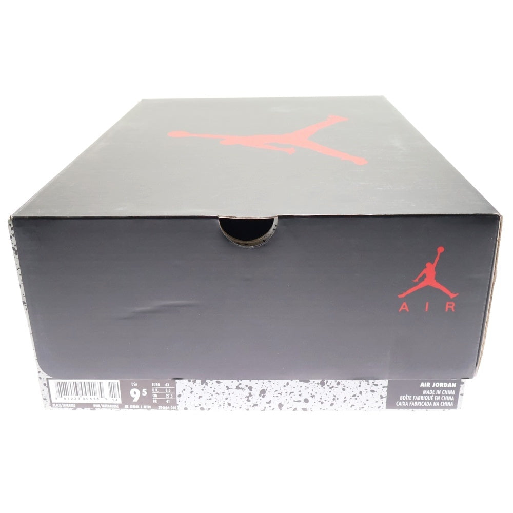 NIKE(ナイキ) AIR JORDAN 6 RETRO OG BLACK INFRARED エアジョーダン レトロ インフラレッド ハイカットスニーカー ブラック US9.5/27.5cm 384664-060