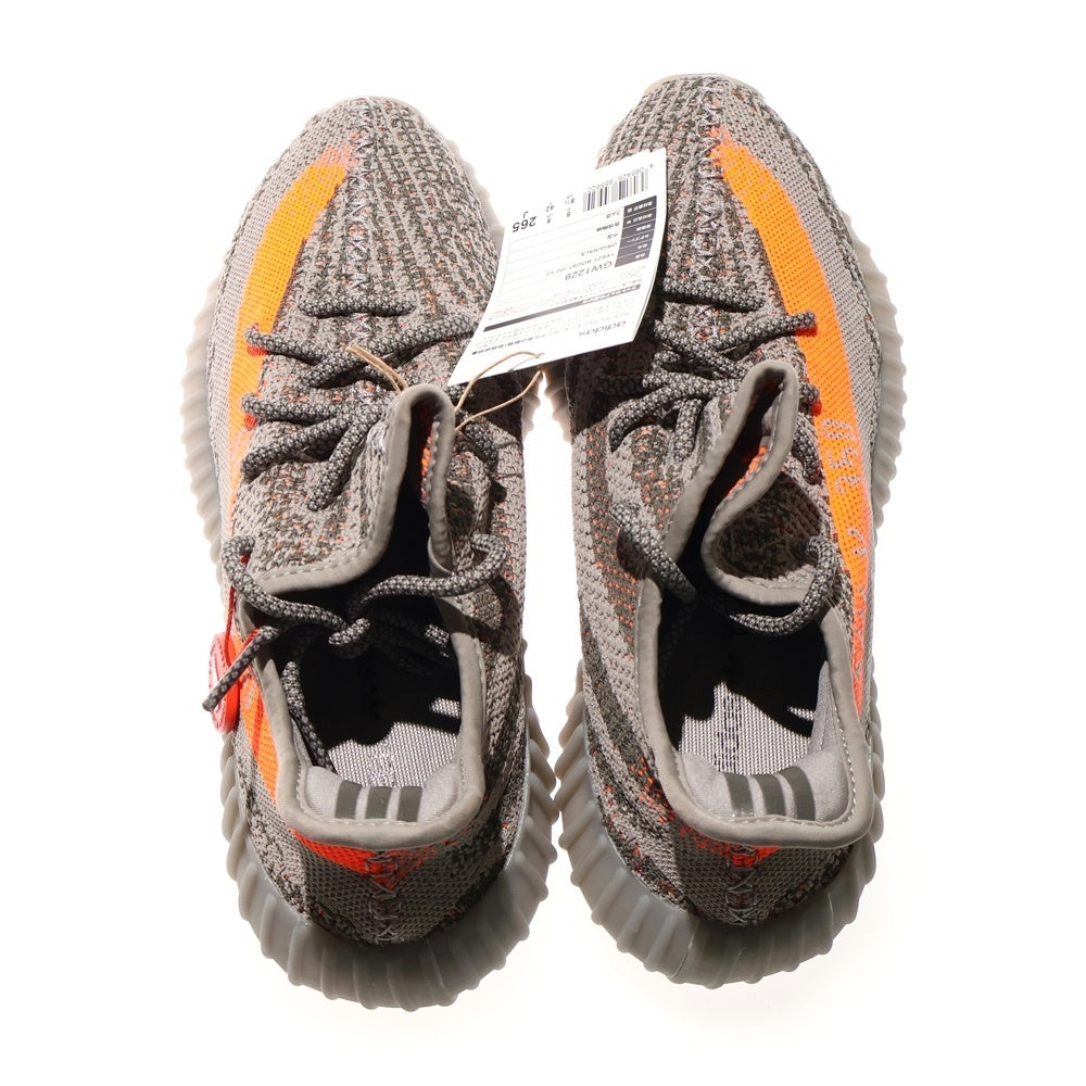 adidas(アディダス) YEEZY BOOST 350 V2 Beluga Reflective イージーブースト ベルーガ リフレクティブ ローカットスニーカー グレー/オレンジ US8.5/26.5cm GW1229