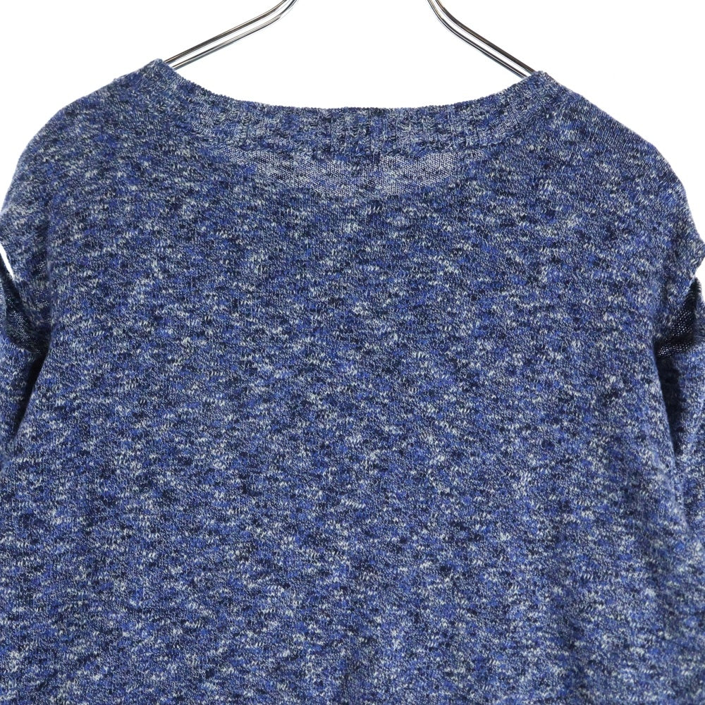 SueUNDERCOVER(スーアンダーカバー) 21SS カシミヤ混 オフショル長袖ニット セーター レディース ブルー SU1A1902