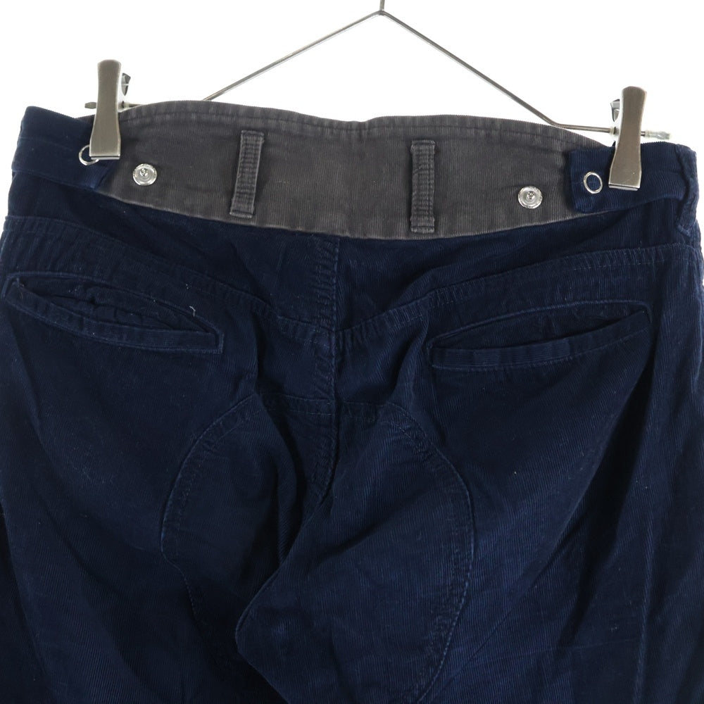 John UNDERCOVER(ジョン アンダーカバー) コーデュロイ ジョッパーズ クロップドパンツ ネイビー JUL4502-1