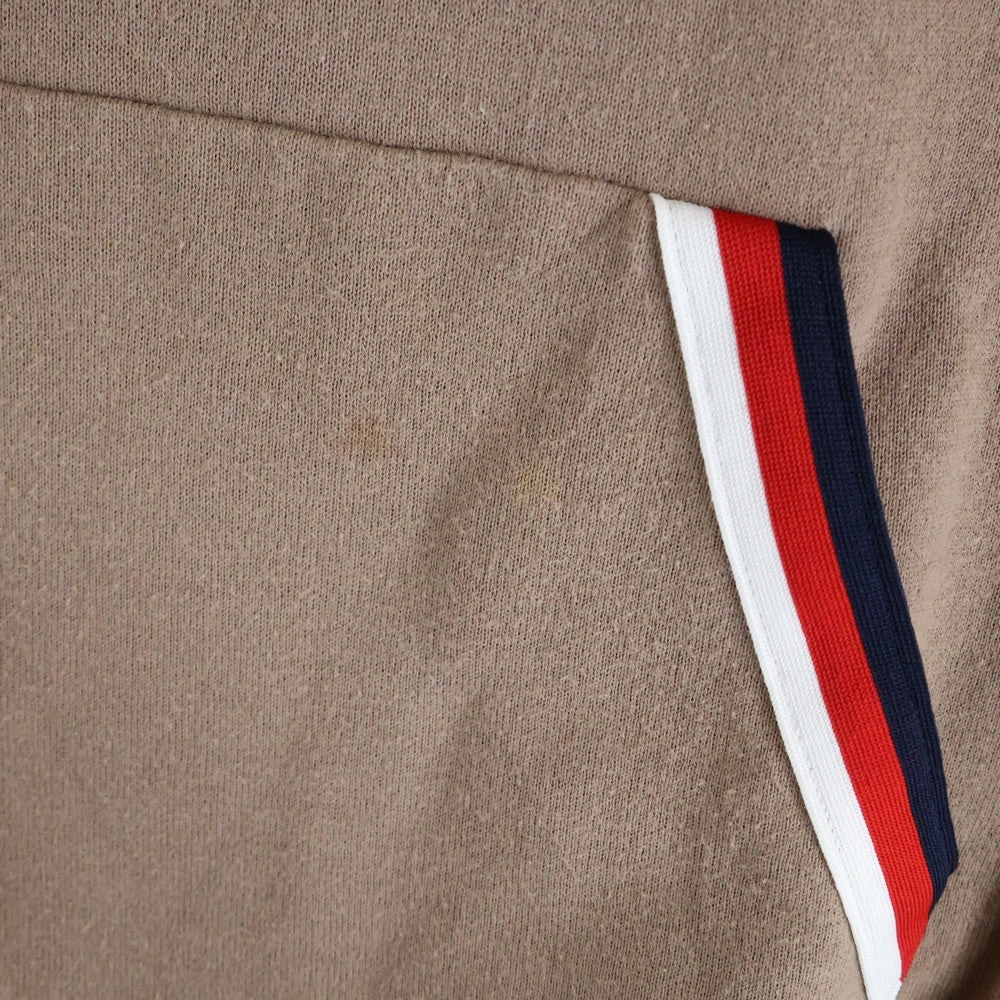 UNDERCOVER(アンダーカバー) トリコカラー フロントロゴエンブロイダリー プルオーバーフーディー パーカー スウェット ブラウン UCS1806