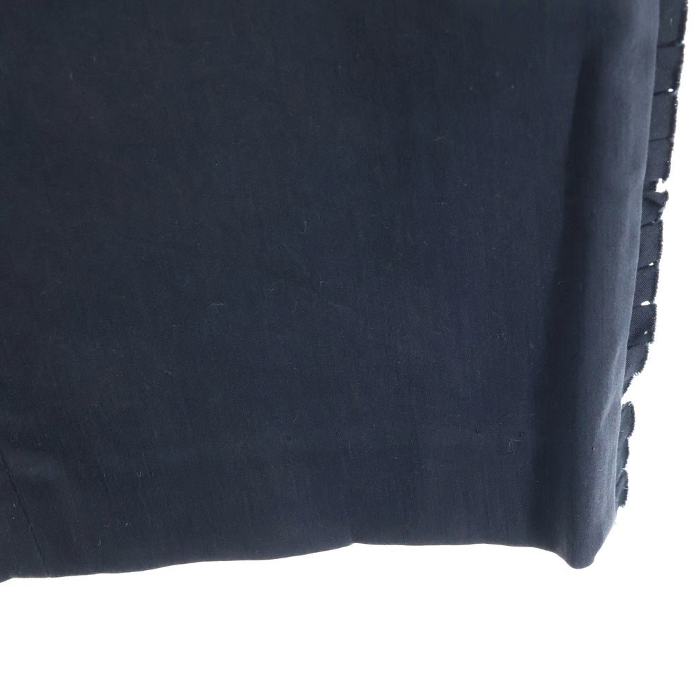 SueUNDERCOVER(スーアンダーカバー) サイドフリルデザイン コットン パンツ レディース ブラック SUM1502