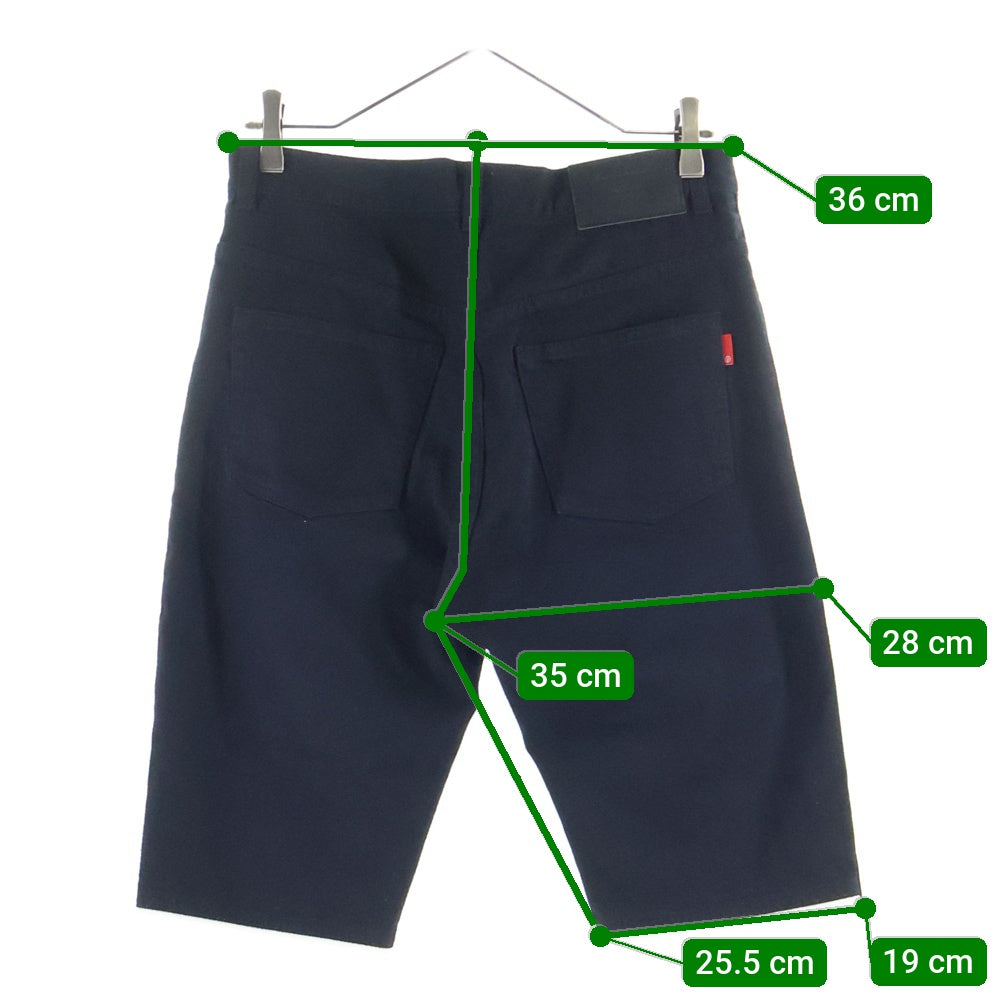 UNDERCOVER(アンダーカバー) サテンレース切替 ジップフライ デニムパンツ ブラック UCU1508-2