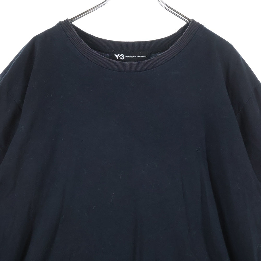 Y-3(ワイスリー) 19SS SKULL TEE スカル刺繍 クルーネック半袖Tシャツ カットソー ブラック EH5756 1AX001