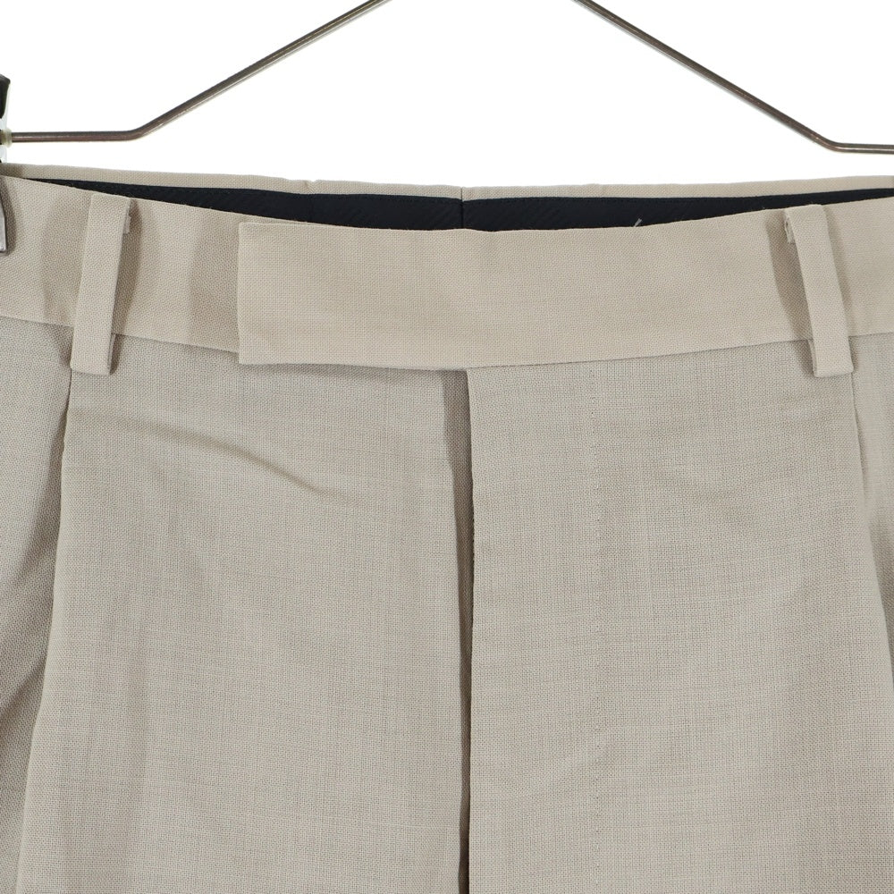 WACKO MARIA(ワコマリア) DORMEUIL PLEATED TROUSERS TYPE-2 ドーメル プリーツ トラウザーズ スラックスパンツ ライトベージュ