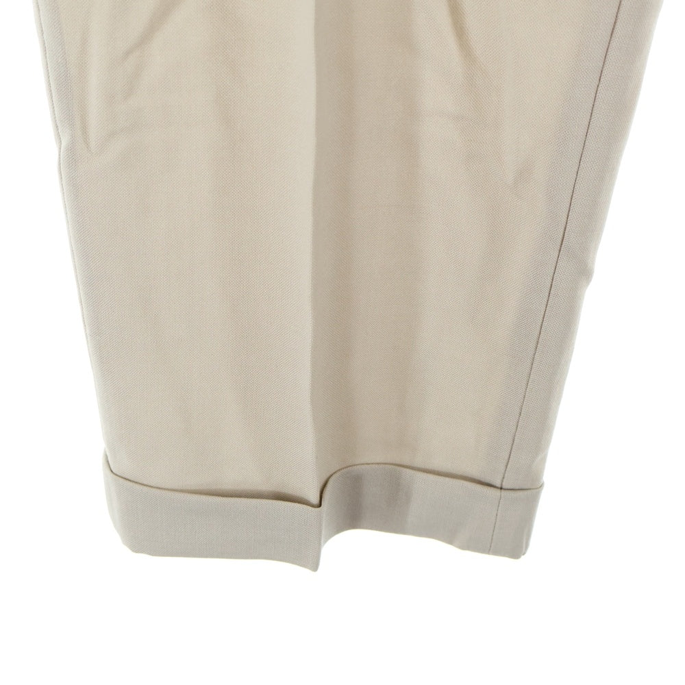 WACKO MARIA(ワコマリア) DORMEUIL PLEATED TROUSERS TYPE-2 ドーメル プリーツ トラウザーズ スラックスパンツ ライトベージュ
