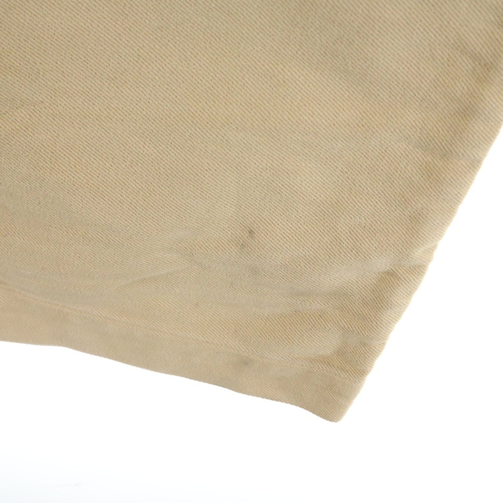 NO BRAND(ノーブランド) R by 45RPM (アールバイフォーティーアールピーエム) コットン ストレートワイドパンツ レディース ベージュ