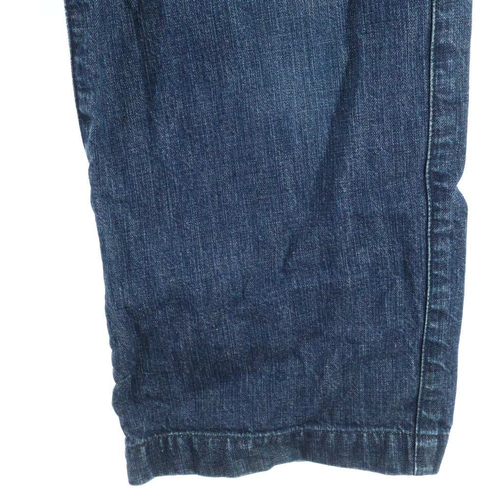 KAPITAL(キャピタル) フリル付き ストレートデニムパンツ ジーンズ レディース インディゴ