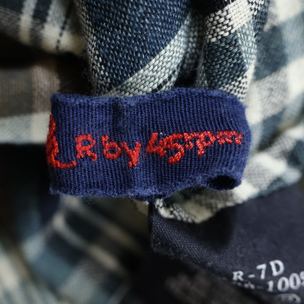 NO BRAND(ノーブランド) R by 45RPM (アールバイフォーティーアールピーエム) チェック柄 ノースリーブワンピース ドレス レディース マルチカラー