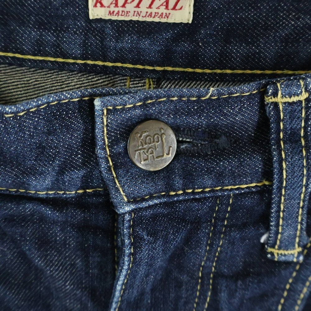 KAPITAL(キャピタル) 15SS ペインター ストレートデニムパンツ ジーンズ インディゴ K1504LP81