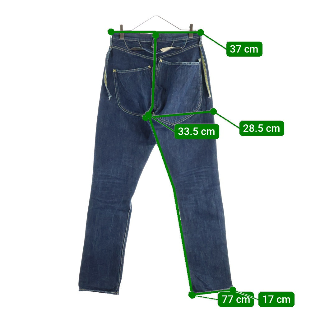 KAPITAL(キャピタル) 15SS ペインター ストレートデニムパンツ ジーンズ インディゴ K1504LP81