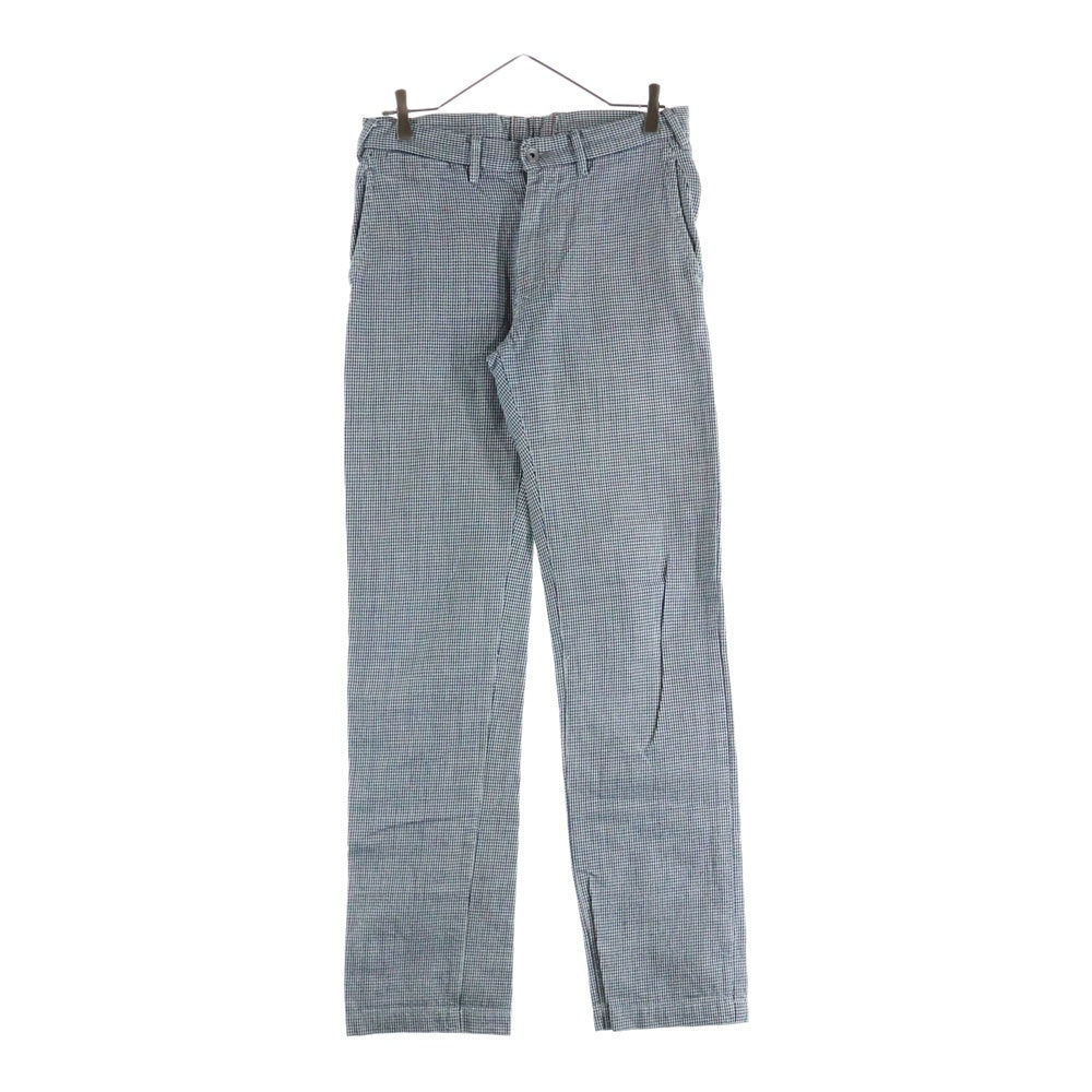 NO BRAND(ノーブランド) R by 45RPM (アールバイフォーティーアールピーエム) 総柄 ストレートスラックスパンツ レディース ブラック/ホワイト