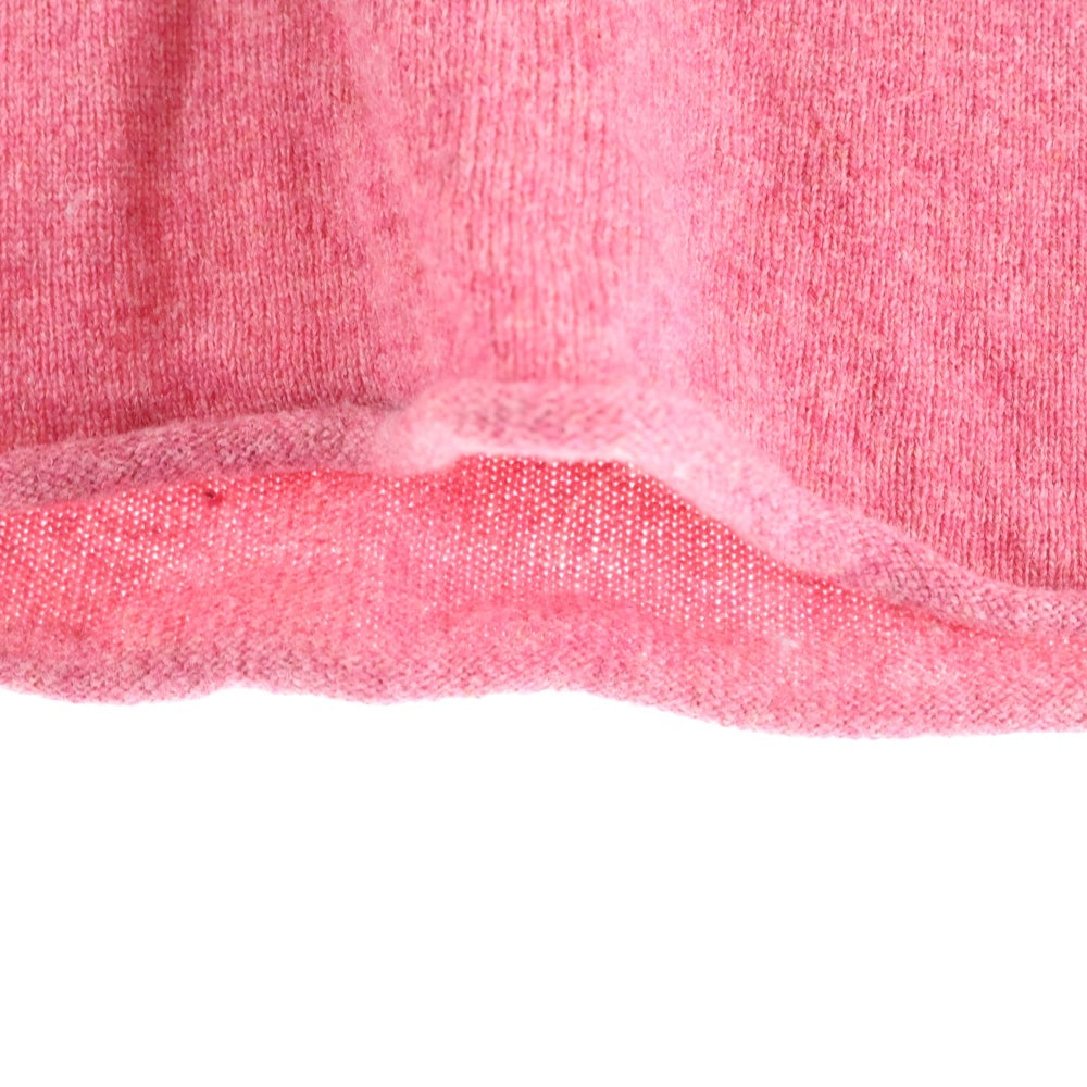 KAPITAL(キャピタル) オープンネック ウールニットセーター レディース ピンク