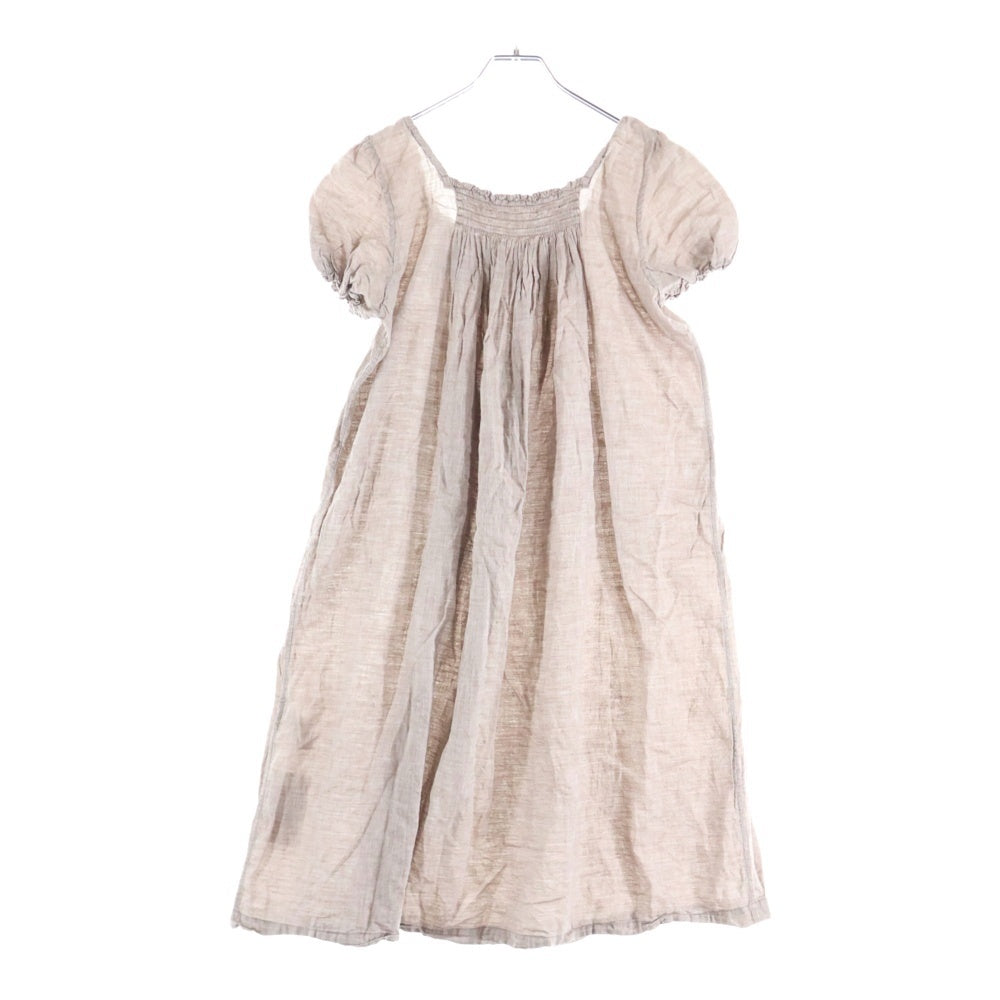 NO BRAND(ノーブランド) R by 45RPM (アールバイフォーティーアールピーエム) オフショル ショートスリーブ ワンピース ドレス レディース ブラウン