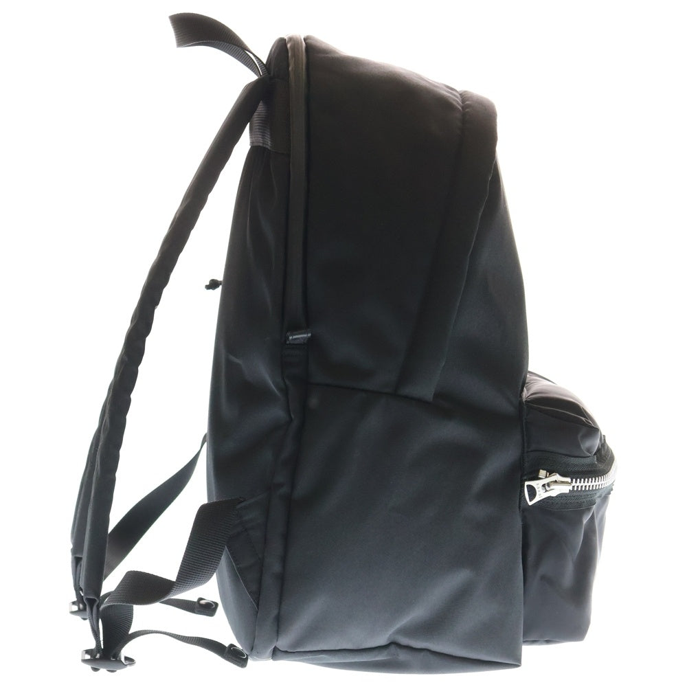 Sacai(サカイ) 24SS POCKET BACK PACK ロゴラバーパッチ ナイロン切替 ポケット バックパック リュックサック ブラック 24-0695S